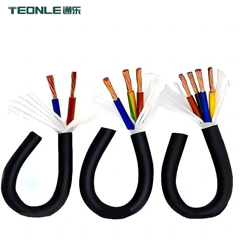  無氧純銅電纜坦克鏈多種顏色可選TRVV高柔性拖鏈電纜